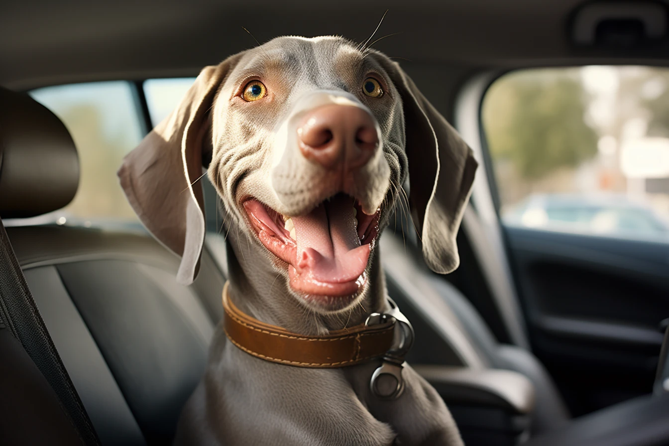 Audi A4 Dog Car Seat Belt for Weimaraners